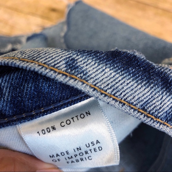 GRLFRND Mardee High Rise Cut Off Denim Shorts Size 31 - Picture 6 of 8